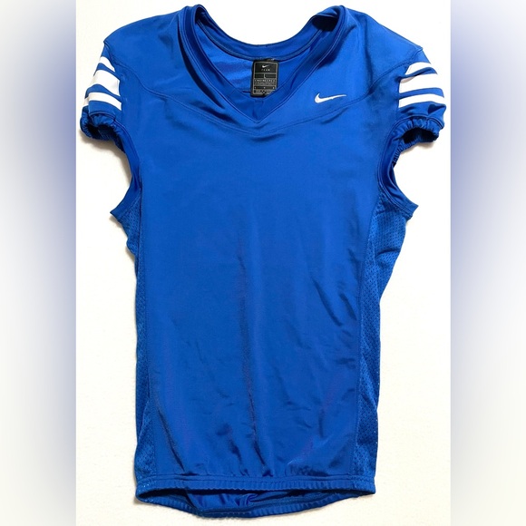 Nike Football Practice Jersey Blue and White Color Men’s Size Large NWT - Picture 1 of 8
